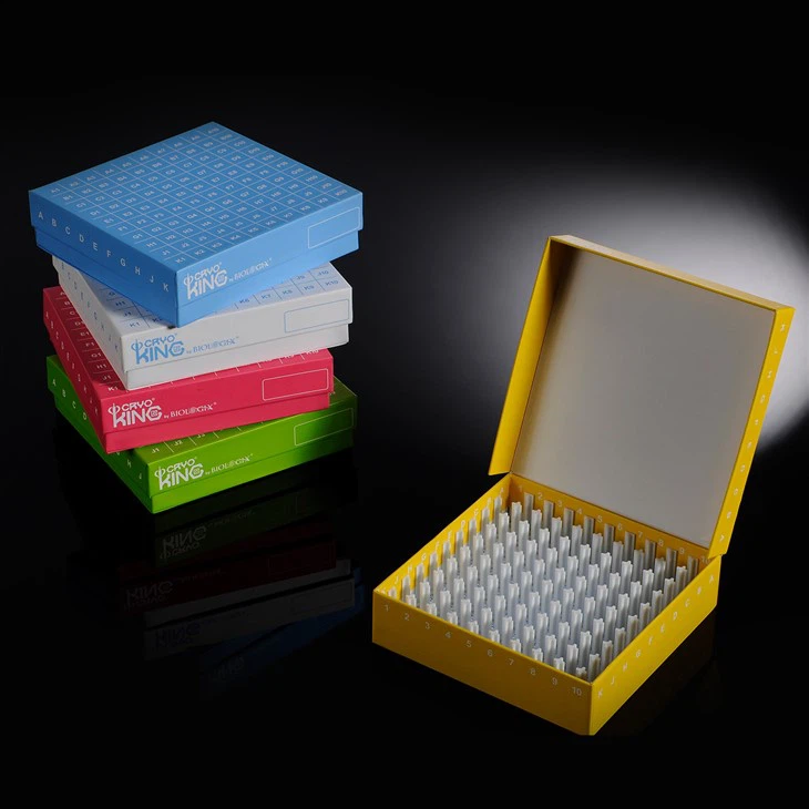 81 100 Well 1 2 3.75 Inch Cardboard Freezer Boxes Durable Cardboard With Superior White Outer Coating